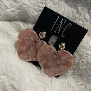 Inc heart earings